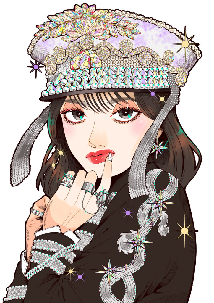 CUTIESTREET板倉可奈 生誕祭 2025のグッズイラストを担当しました