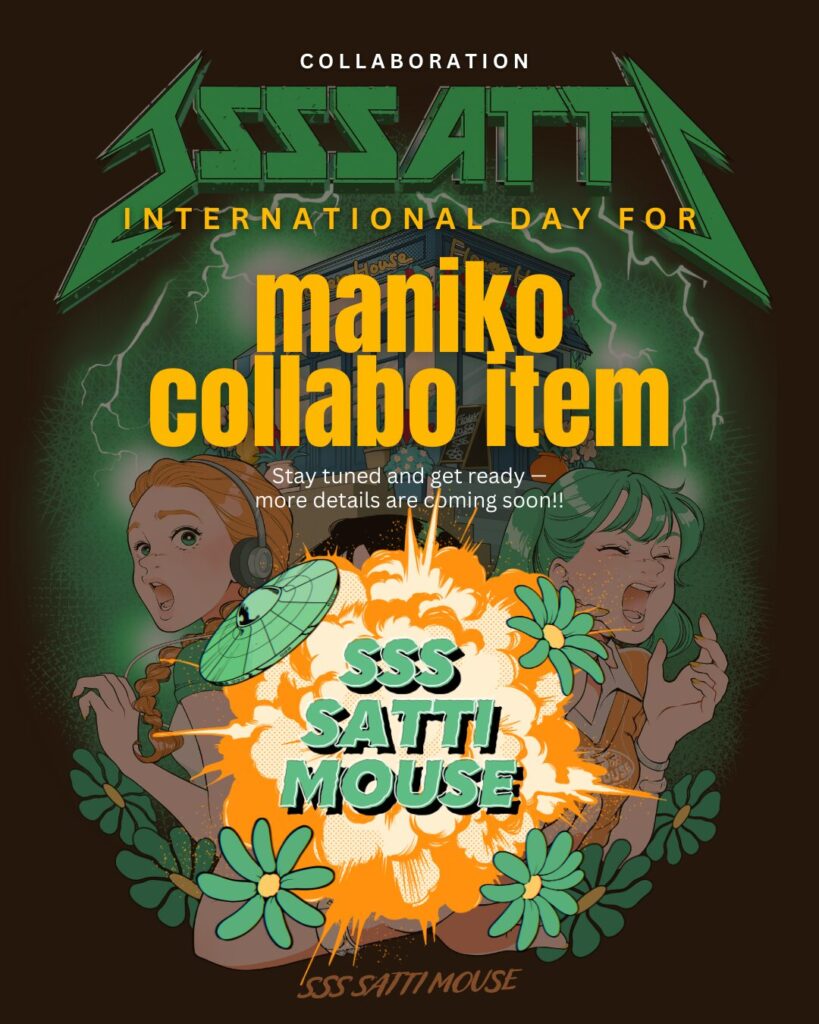 アパレルブランド”sss satti mouse【エスエスエス サッチ マウス】”に